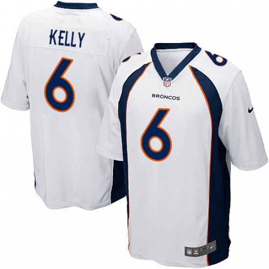 Men's Nike Denver Broncos #6 Chad Kelly Game White NFL Jersey - Ujersey