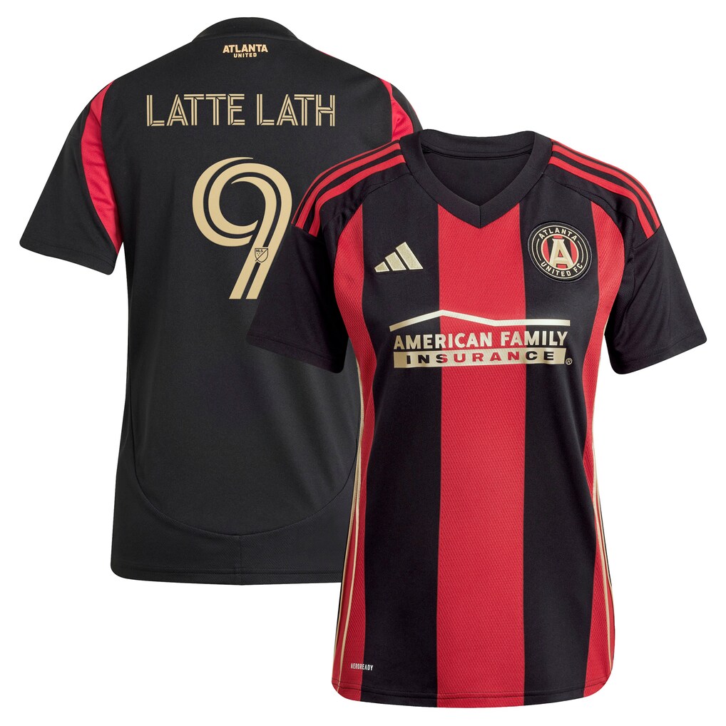 Women's Atlanta United FC Emmanuel Latte Lath adidas Black The Connector Replica Jersey - Ujersey