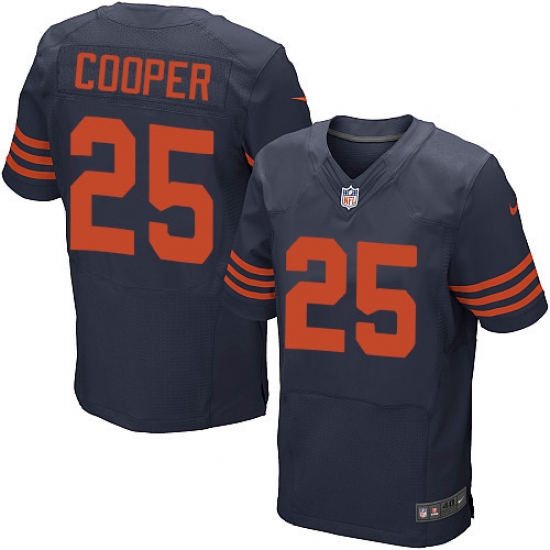 Men's Nike Chicago Bears #25 Marcus Cooper Elite Navy Blue Alternate NFL Jersey - Ujersey
