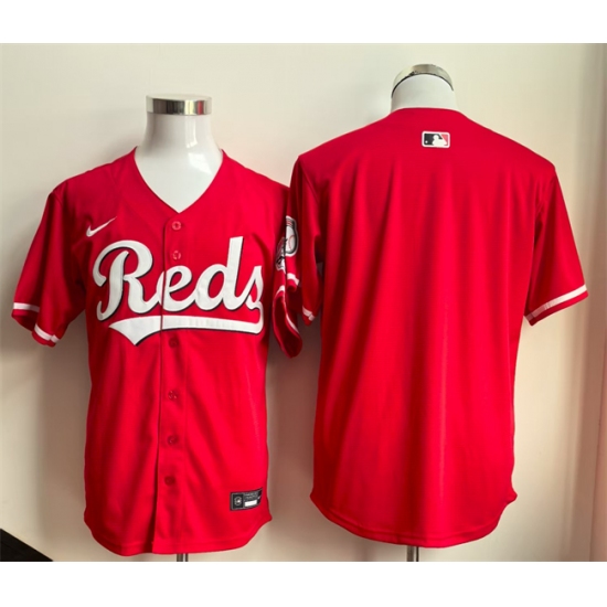 Men's Cincinnati Reds Blank Red Limited Stitched Baseball Jersey - Ujersey
