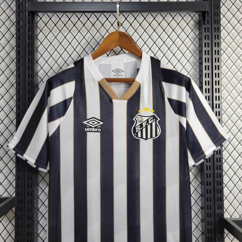 Santos FC Soccer Jersey Away Custom Shirt 2024 - Ujersey Shop