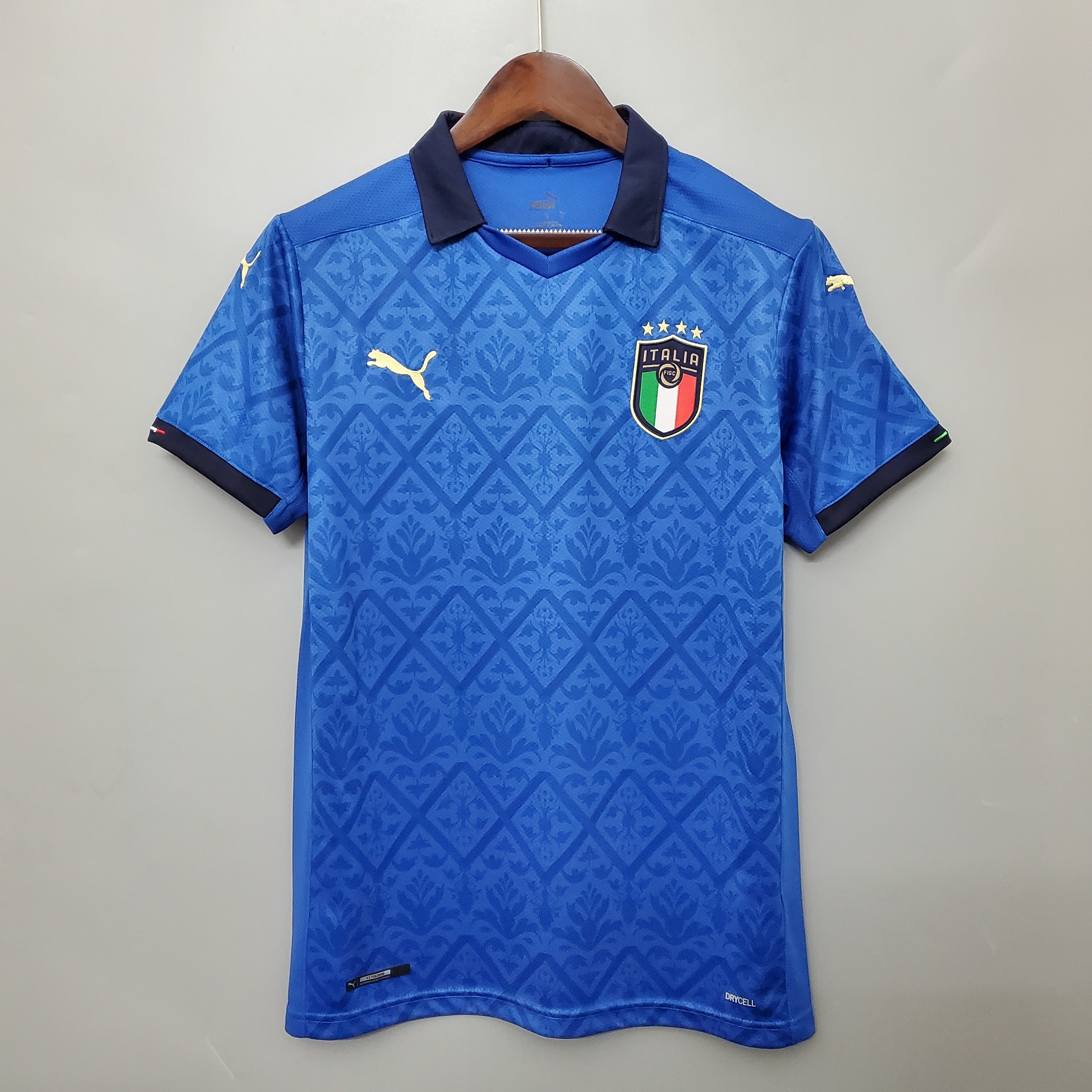 Italy Retro Soccer Jersey Home Custom Shirt Euro Cup 2020 - ujerseystore