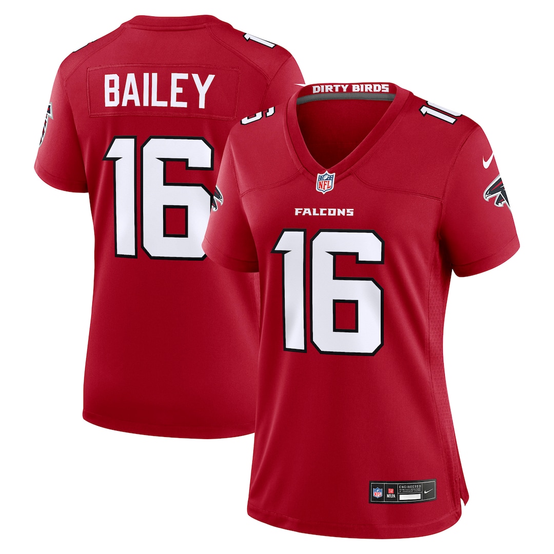 Women's Atlanta Falcons Jake Bailey Nike Red Team Game Jersey - Ujersey