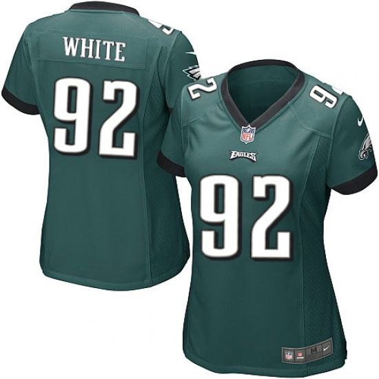 Women's Nike Philadelphia Eagles #92 Reggie White Game Midnight Green Team Color NFL Jersey - Ujersey