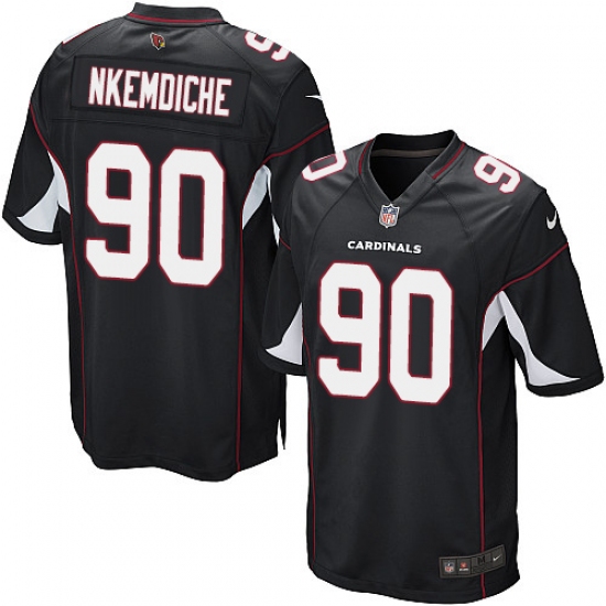 Men's Nike Arizona Cardinals #90 Robert Nkemdiche Game Black Alternate NFL Jersey - Ujersey