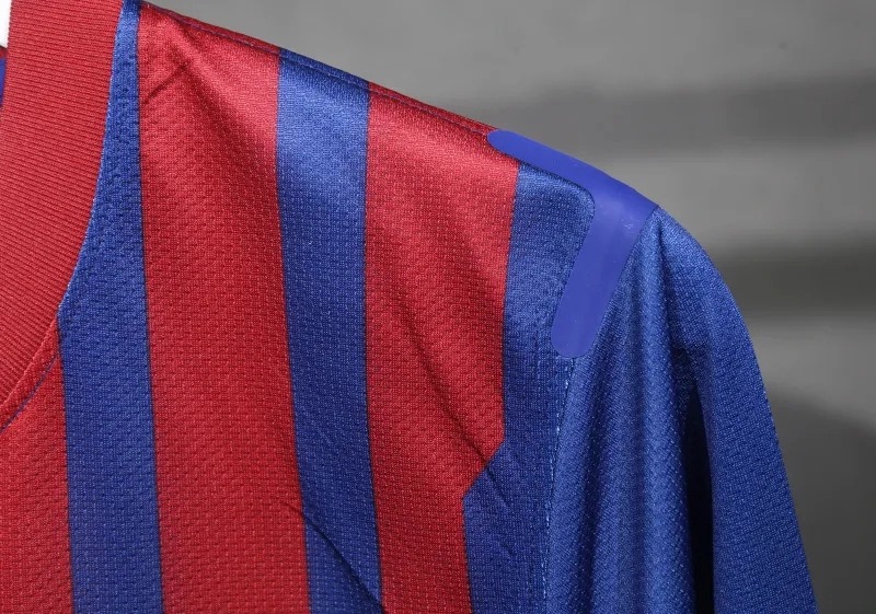 Barcelona Retro Jersey Home Long Sleeve Soccer Shirt 2011-12