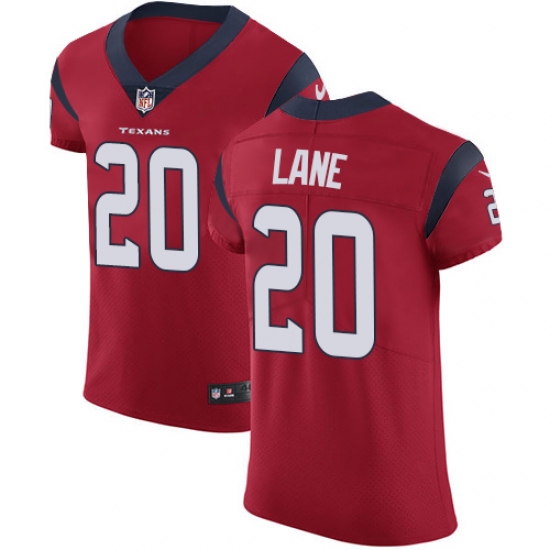 Men's Nike Houston Texans #20 Jeremy Lane Red Alternate Vapor Untouchable Elite Player NFL Jersey - Ujersey