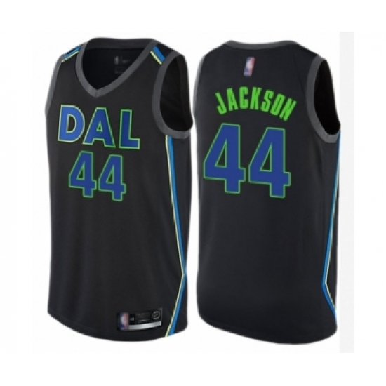 Youth Dallas Mavericks #44 Justin Jackson Swingman Black Basketball Jersey - City Edition - Ujersey