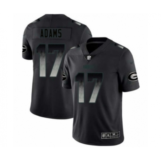 Men's Green Bay Packers #17 Davante Adams Limited Black Smoke Fashion Limited Football Jersey - Ujersey