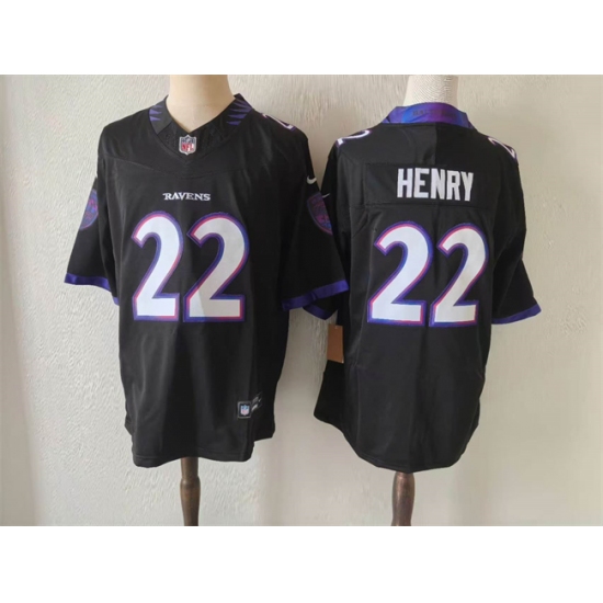 Women's Baltimore Ravens #22 Derrick Henry purple F.U.S.E. Vapor Football Jersey(Run Small) - Ujersey
