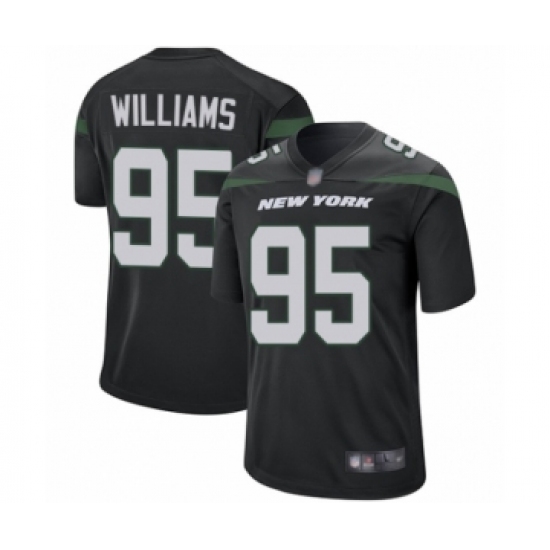 Men's New York Jets #95 Quinnen Williams Game Navy Blue Alternate Football Jersey - Ujersey