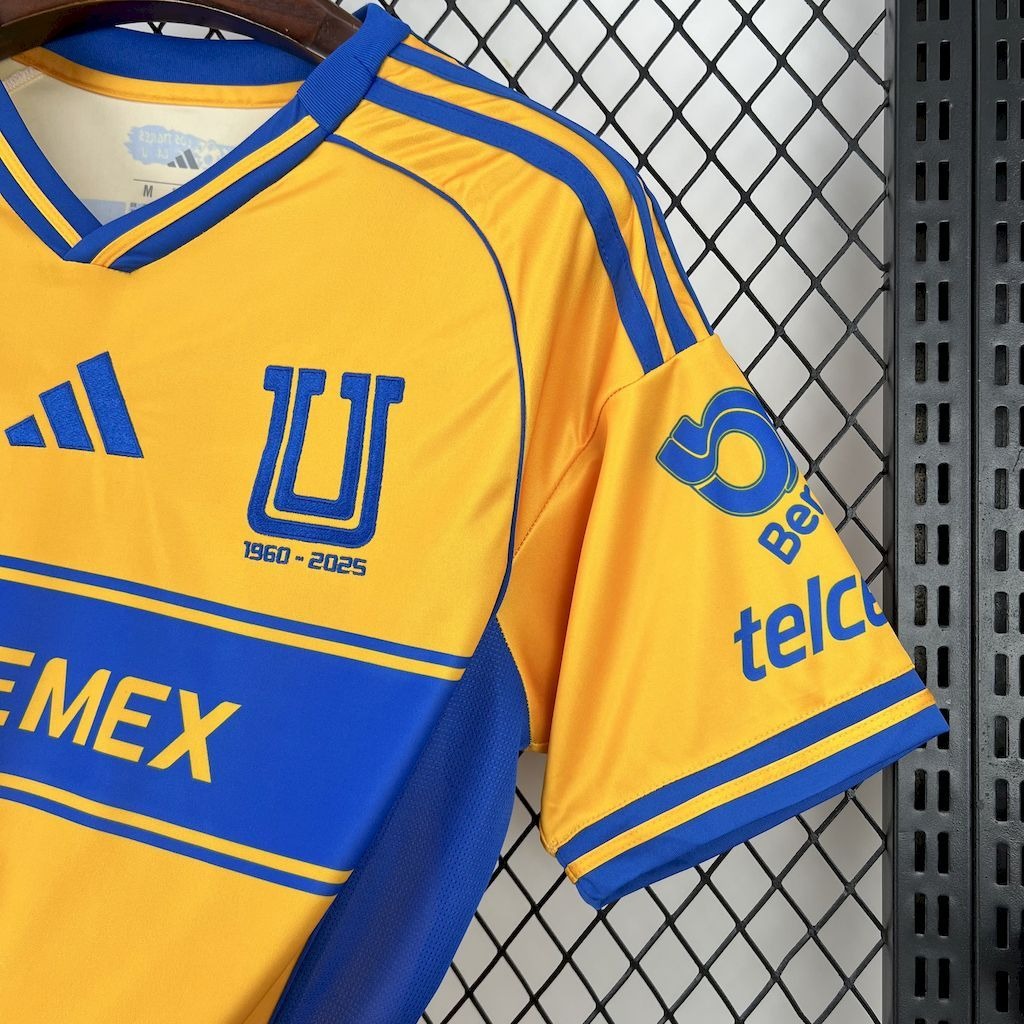 Tigres UANL Soccer Jersey Home Custom Shirt 2025/26 - Ujersey NHL