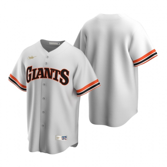Men's Nike San Francisco Giants Blank White Cooperstown Collection Home Stitched Baseball Jersey - Ujersey