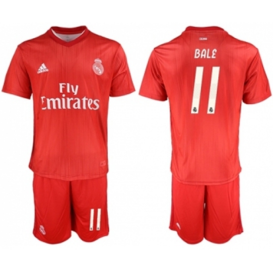 Real Madrid #11 Bale Third Soccer Club Jersey