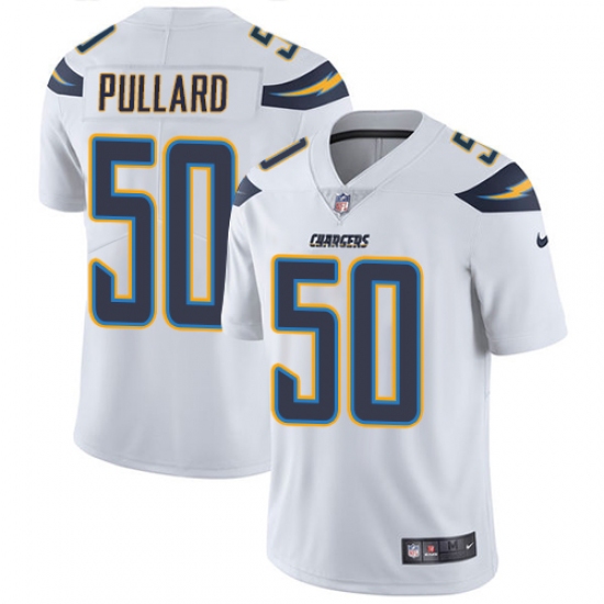 Men's Nike Los Angeles Chargers #50 Hayes Pullard White Vapor Untouchable Limited Player NFL Jersey - Ujersey