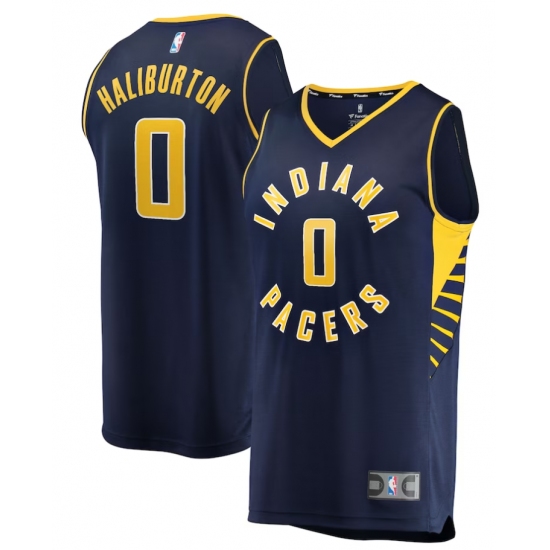 Men's Indiana Pacers #0 Tyrese Haliburton Fanatics Branded Blue 2022-23 Fastbreak Jersey - Ujersey
