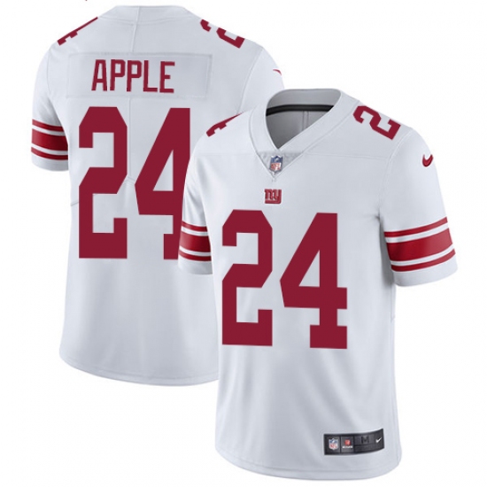 Youth Nike New York Giants #24 Eli Apple White Vapor Untouchable Limited Player NFL Jersey - Ujersey