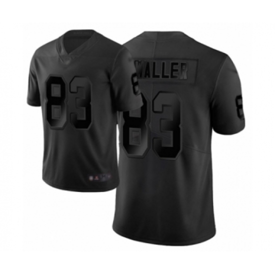Youth Oakland Raiders #83 Darren Waller Limited Black City Edition Football Jersey