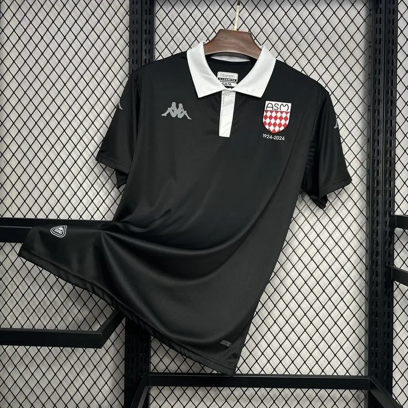 AS Monaco Soccer Jersey Centenary Kit Custom Shirt 2024/25 - Ujersey NHL