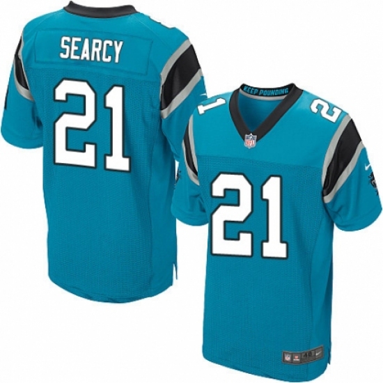 Men's Nike Carolina Panthers #21 Da'Norris Searcy Elite Blue Alternate NFL Jersey - Ujersey