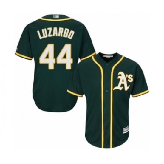 Youth Oakland Athletics #44 Jesus Luzardo Authentic Green Alternate 1 Cool Base Baseball Player Jersey - Ujersey