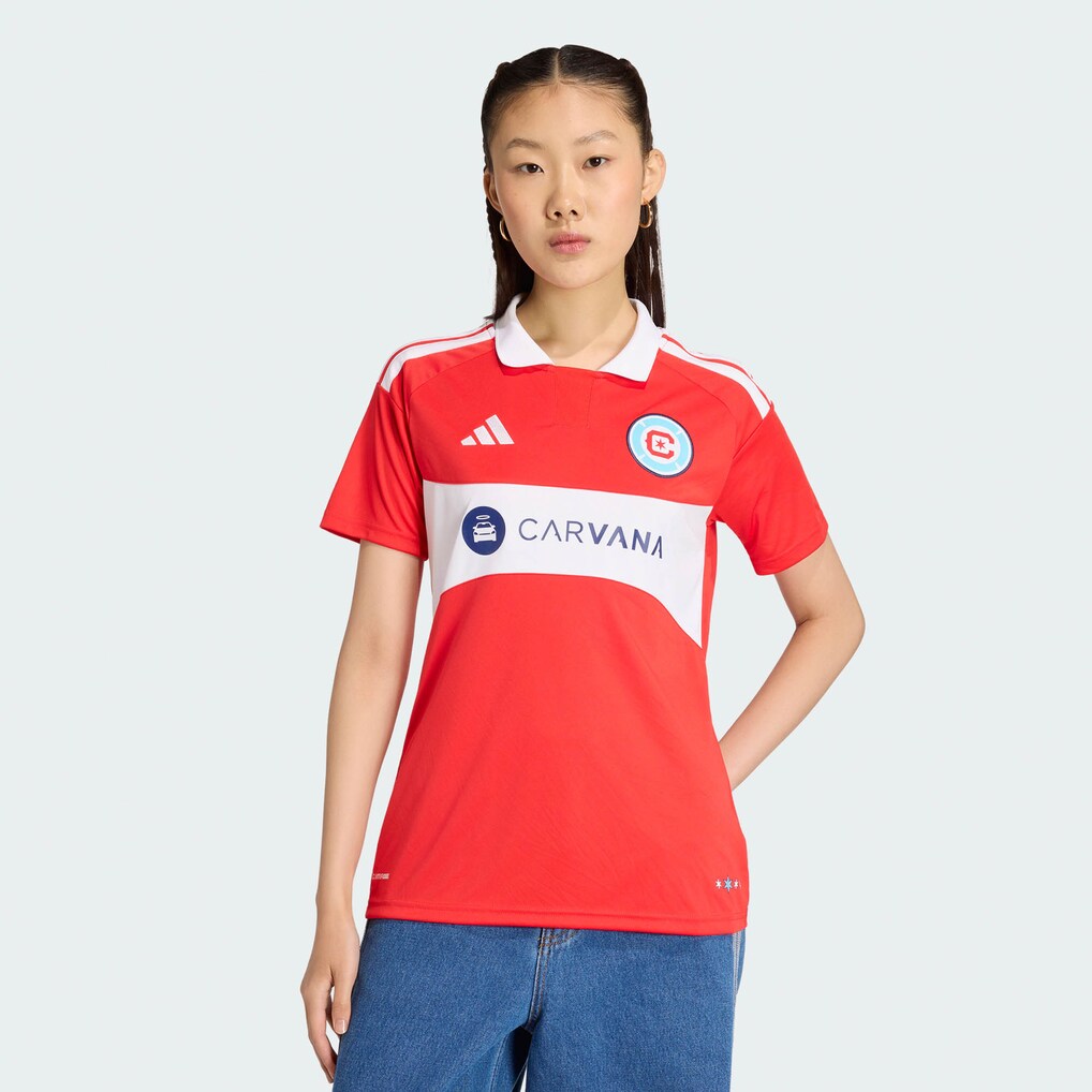 Women's Chicago Fire adidas Red 2026 Forever Red Replica Jersey - Ujersey
