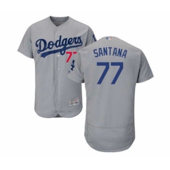 Men's Los Angeles Dodgers #85 Dustin May Gray Alternate Flex Base Authentic Collection Baseball Player Jersey - Ujersey