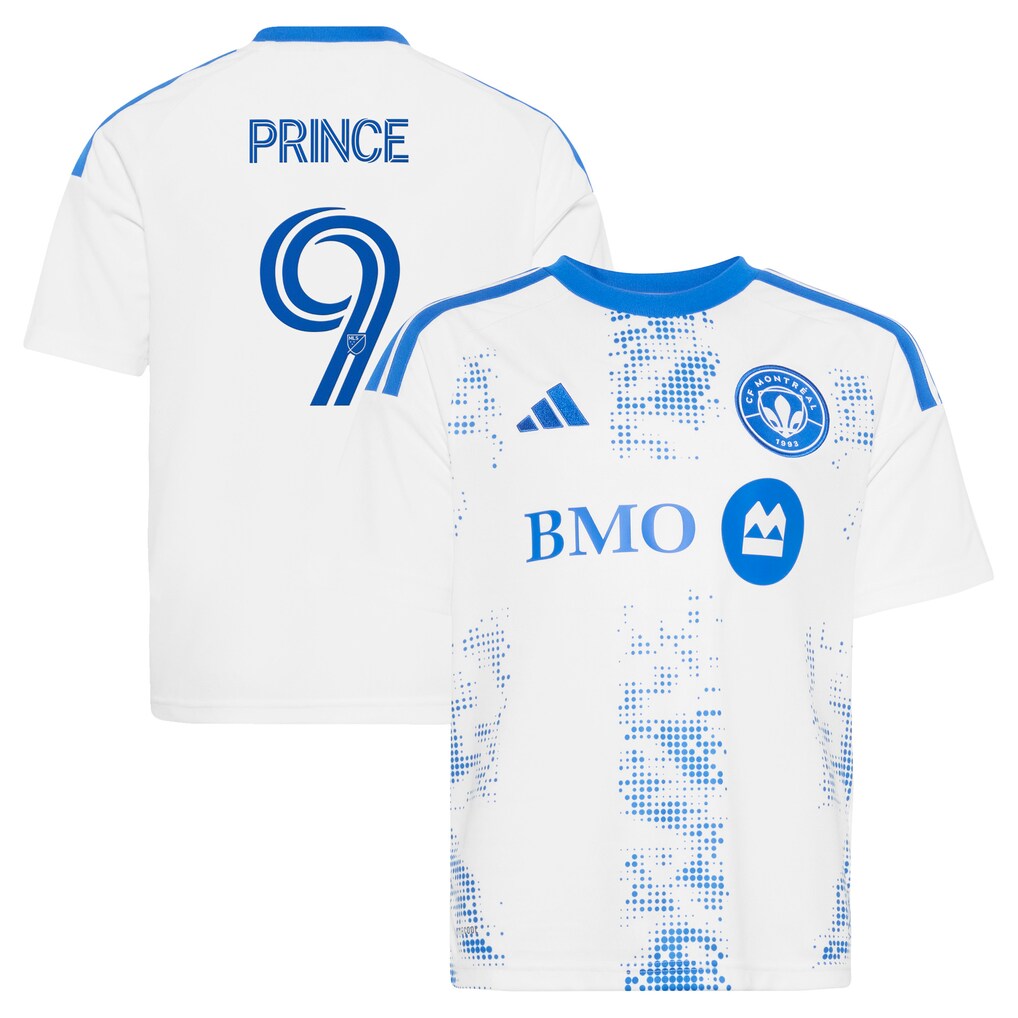 Youth CF Montreal Prince Owusu adidas White 2026 The Procure Jersey Replica Jersey - Ujersey