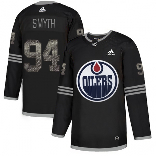 Men's Adidas Edmonton Oilers #94 Ryan Smyth Black Authentic Classic Stitched NHL Jersey