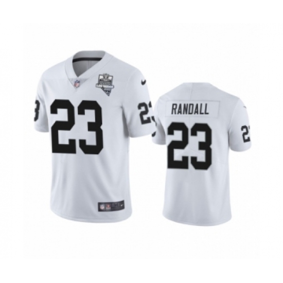 Women's Oakland Raiders #23 Damarious Randall White 2020 Inaugural Season Vapor Limited Jersey