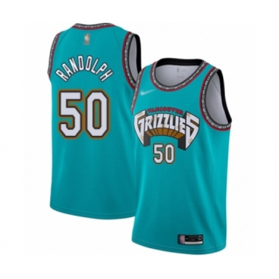 Women's Memphis Grizzlies #50 Zach Randolph Swingman Green Hardwood Classic Basketball Jersey - Ujersey
