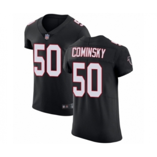Men's Atlanta Falcons #50 John Cominsky Black Alternate Vapor Untouchable Elite Player Football Jersey - Ujersey