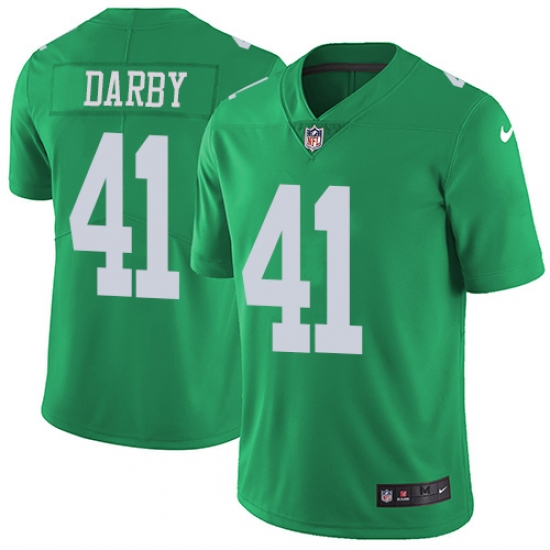 Men's Nike Philadelphia Eagles #41 Ronald Darby Limited Green Rush Vapor Untouchable NFL Jersey - Ujersey