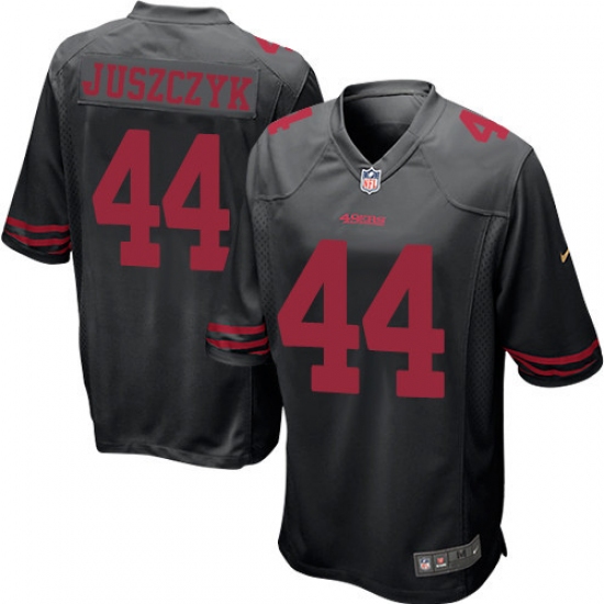 Men's Nike San Francisco 49ers #44 Kyle Juszczyk Game Black NFL Jersey - Ujersey