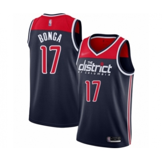 Youth Washington Wizards #17 Isaac Bonga Swingman Navy Blue Finished Basketball Jersey - Statement Edition - Ujersey