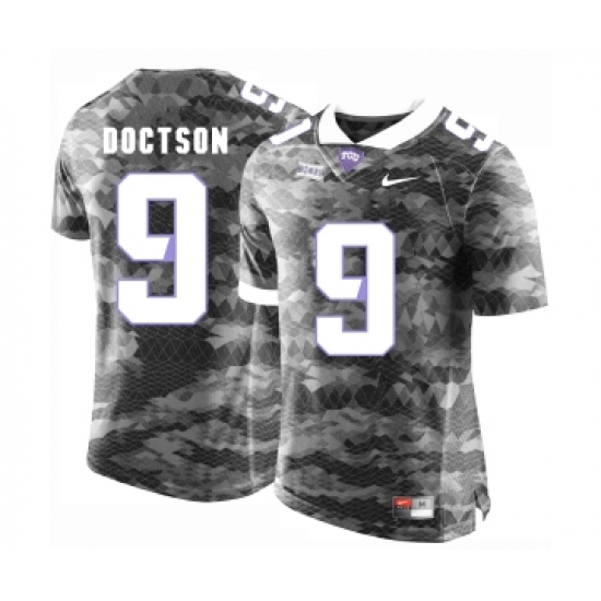 TCU Horned Frogs 9 Josh Doctson Gray College Football Limited Jersey - Ujersey