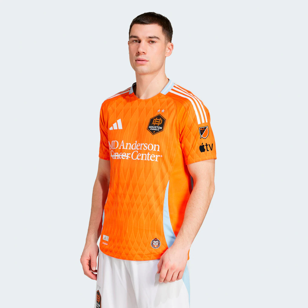 Men's Houston Dynamo FC adidas Orange 2025 Season 20 On-Field Authentic Jersey