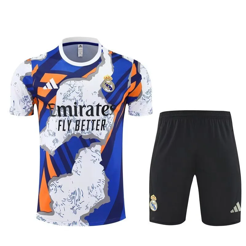 Real Madrid Training Jersey Kit Blue&White 2025/26 - Ujersey NHL