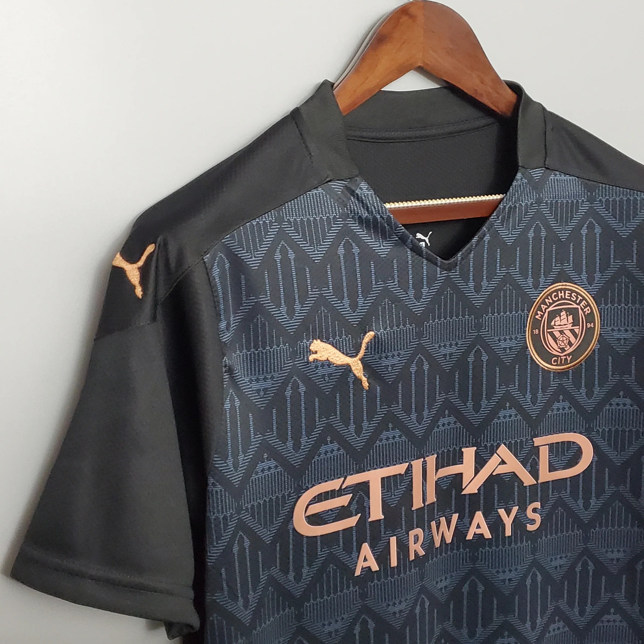 Manchester City Retro Football Jersey Third Away Shirt 2020/21