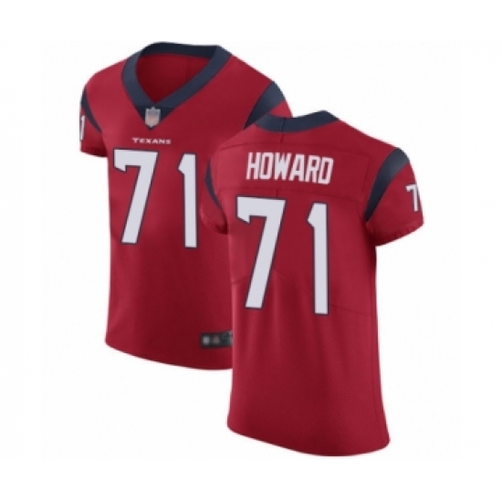 Men's Houston Texans #71 Tytus Howard Red Alternate Vapor Untouchable Elite Player Football Jersey - Ujersey