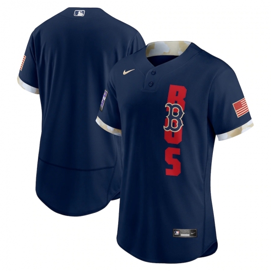 Men's Boston Red Sox Blank Nike Navy 2021 MLB All-Star Game Authentic Jersey - Ujersey