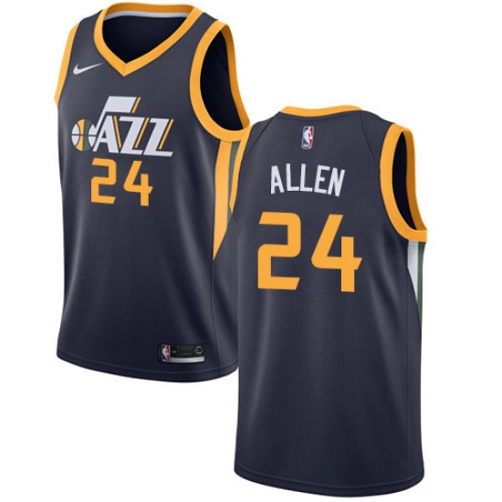 Youth Nike Utah Jazz #24 Grayson Allen Swingman Navy Blue NBA Jersey - Icon Edition - Ujersey