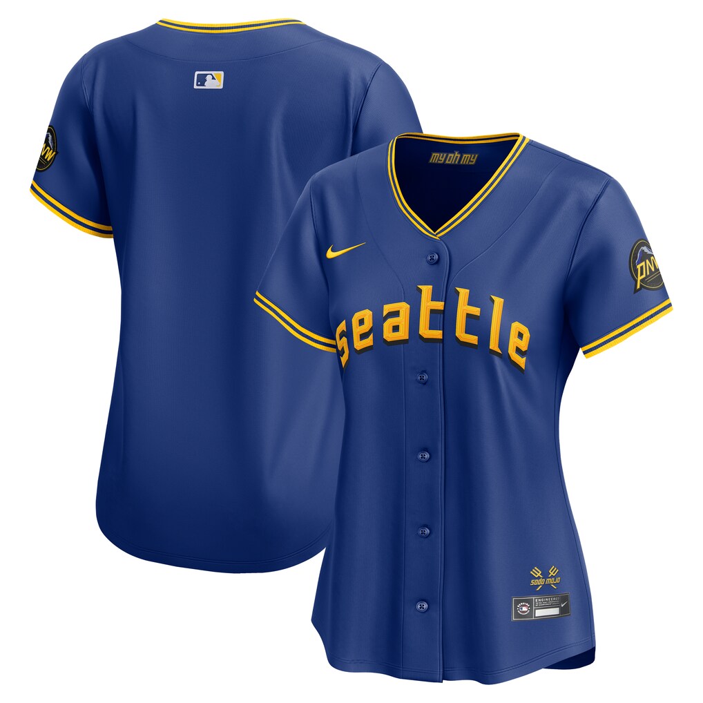 Women's Seattle Mariners Nike Royal City Connect Limited Jersey - U-jersey