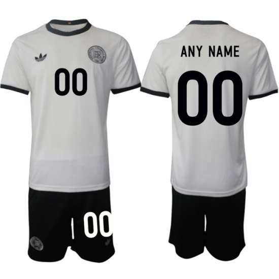 Men's Germany Custom White 2025 Home Soccer Jersey Suit - Ujersey