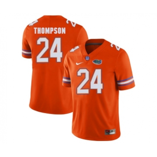 Florida Gators 24 Mark Thompson Orange College Football Jersey - Ujersey