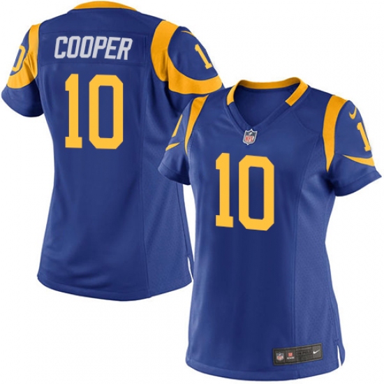 Women's Nike Los Angeles Rams #10 Pharoh Cooper Game Royal Blue Alternate NFL Jersey - Ujersey