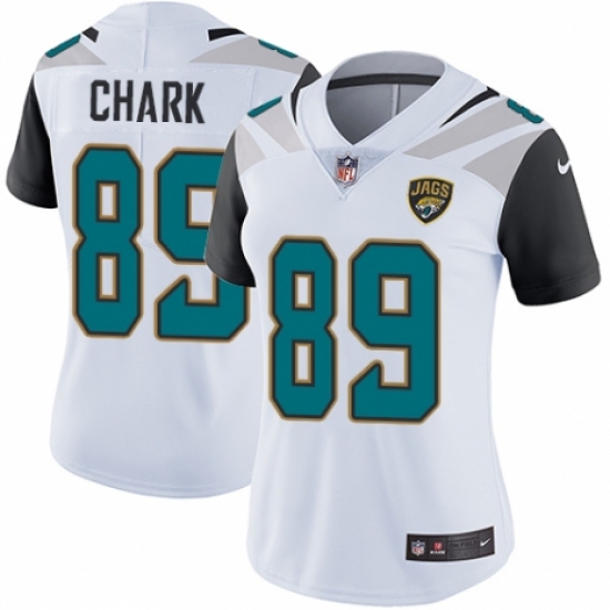 Women's Nike Jacksonville Jaguars #89 DJ Chark White Vapor Untouchable Elite Player NFL Jersey - Ujersey