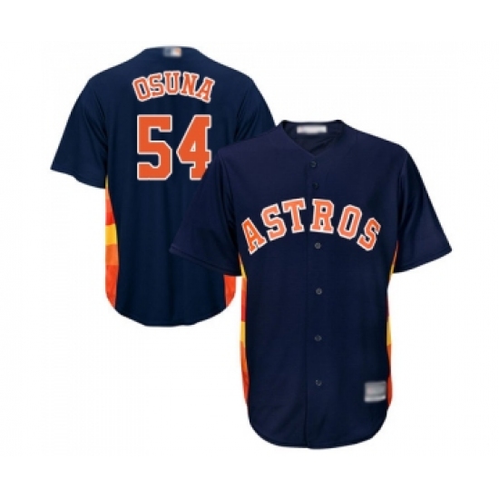 Men's Houston Astros #54 Roberto Osuna Replica Navy Blue Alternate Cool Base Baseball Jersey - Ujersey
