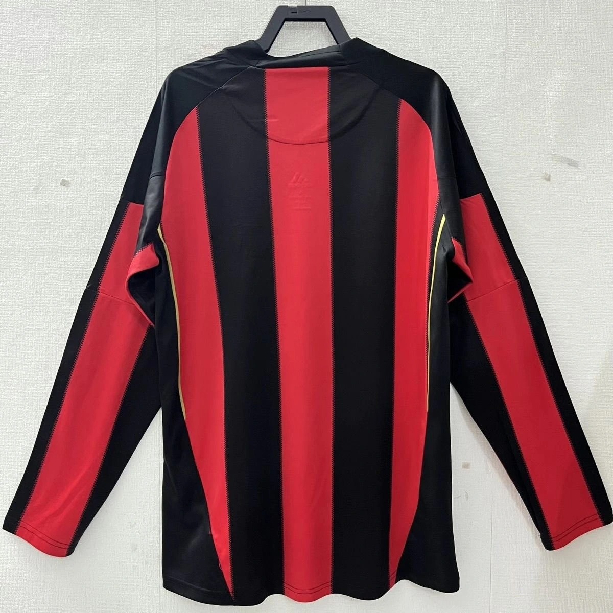 AC Milan Retro Soccer Jersey Home Long Sleeve Custom Shirt 2010/11 - U-jersey