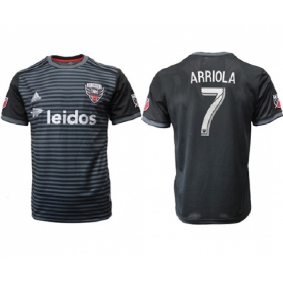 D.C. United #7 Arriola Home Soccer Club Jersey - Ujersey